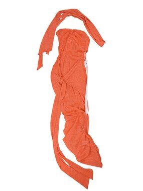 Khanum's Kesca Gown in Orange